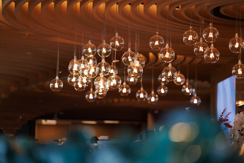 Warm and inviting dining room interior at Dions restaurant