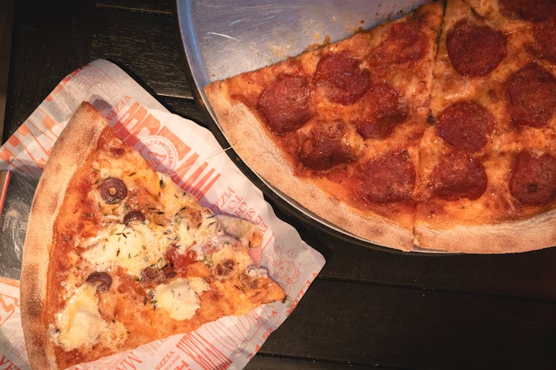 Pepperoni Supreme dions pizza loaded with toppings
